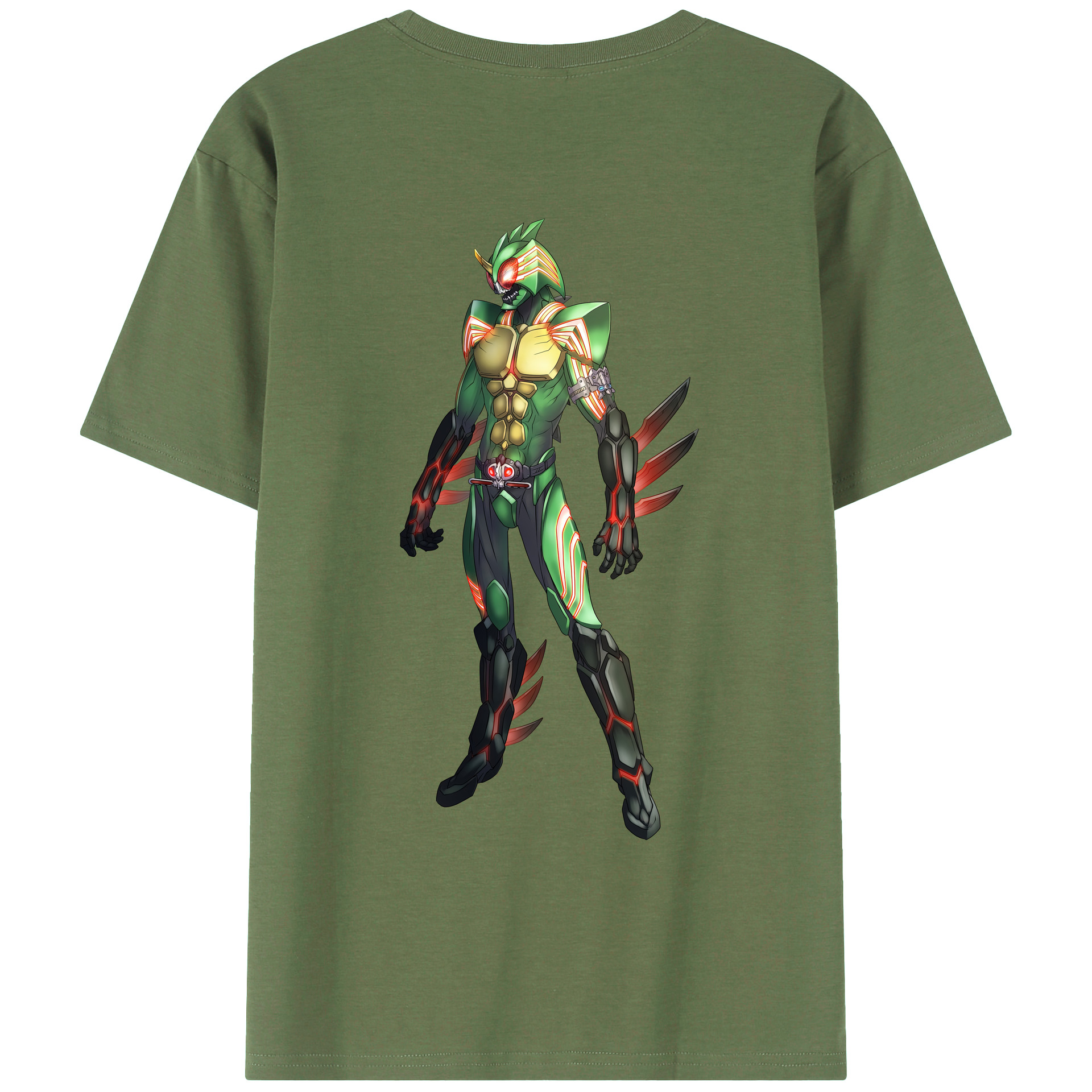 （画像用） ウルトラマン Ultraman 綿100％ メンズ半袖Tシャツ（バックプリント） 通気性